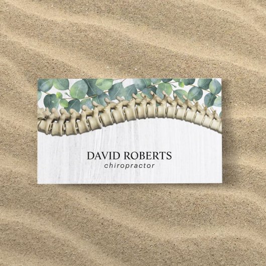 カイロプラクターカイロプラクティックヘルシー背骨セラピスト 名刺