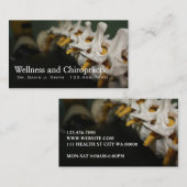 カイロプラクターカイロプラクティックヘルスウェルネスクリニック 名刺 (正面/裏面)