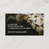 カイロプラクターカイロプラクティックヘルスウェルネスクリニック 名刺 (裏面)