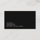 カイロプラクターカイロプラクティックヘルス名刺 名刺 (裏面)