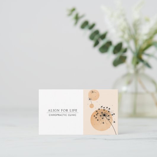 カイロプラクターカイロプラクティック名刺 名刺 (スタンド正面)