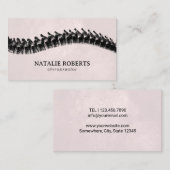 カイロプラクターカイロプラクティック脊椎セラピスト赤面 名刺 (正面/裏面)