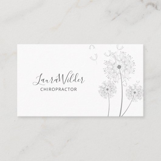 カイロプラクターカイロプラクティック 名刺 (正面)