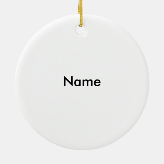 カイロプラクターカドゥセウス丸オーナメント セラミックオーナメント (裏面)