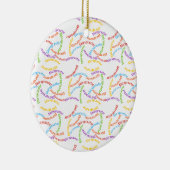 カイロプラクターカラフルワーディングシェルパブランケット セラミックオーナメント (右)