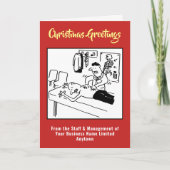 カイロプラクタークリスマス シーズンカード (正面)