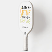 カイロプラクターグラム背骨が神経に障る ピックルボールラケット (左)