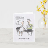 カイロプラクターグリーティングカード カード (黄色い花)