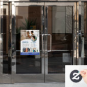 カイロプラクターサービスカスタムのウィンドウの固定 ウィンドウサイン (オフィスドア)