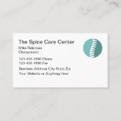 カイロプラクタースパイングラフィックステーマ 名刺 (正面)