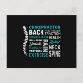 カイロプラクタースパインチロ薬カイロプラクティック ポストカード (正面)