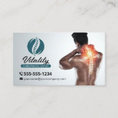 カイロプラクターセラピストカイロプラクティック気にクリニック 名刺 (正面)