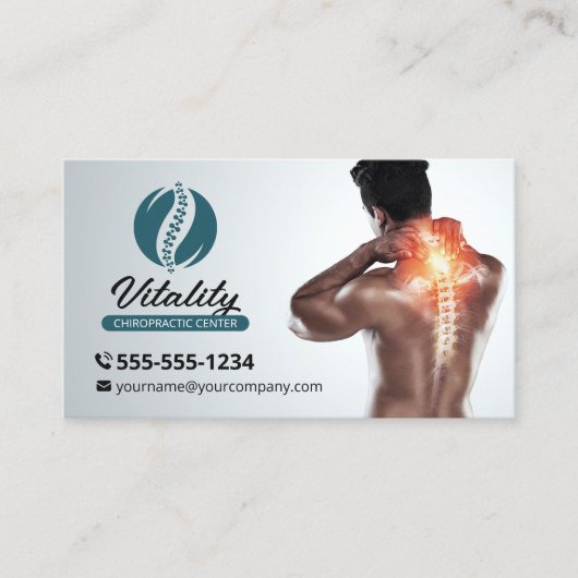 カイロプラクターセラピストカイロプラクティック気にクリニック 名刺 (正面)