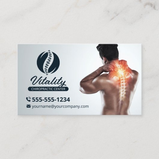 カイロプラクターセラピストカイロプラクティック気にクリニック 名刺 (正面)