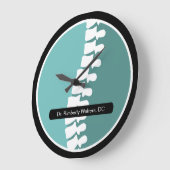 カイロプラクタードクターオフィス待合室時計 ラージ壁時計 (傾斜)