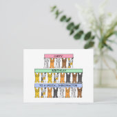 カイロプラクターハッピーバースデー ポストカード (スタンド正面)