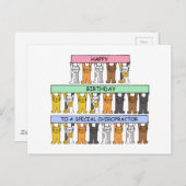 カイロプラクターハッピーバースデー ポストカード (正面/裏面)