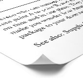 カイロプラクターパーソナライズされた贈与 ポスター (角)