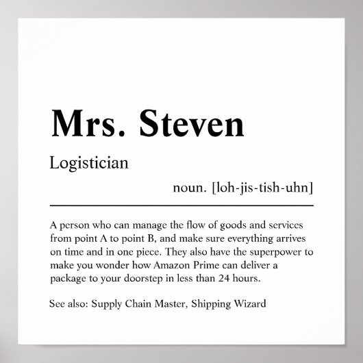 カイロプラクターパーソナライズされた贈与 ポスター (正面)