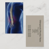 カイロプラクタービジネスCard2 名刺 (正面/裏面)