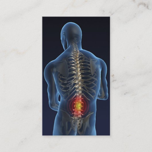 カイロプラクタービジネスCard4 名刺 (正面)