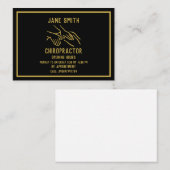 カイロプラクタープロフェッショナル 名刺 (正面/裏面)