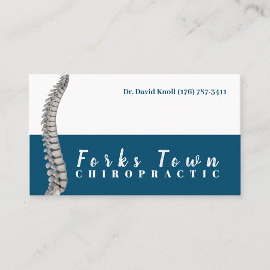 カイロプラクターヘルスドクターセラピスト 名刺 (正面)