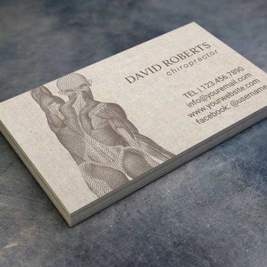 カイロプラクターマッサージセラピーエレガントアポイントメント 予約カード