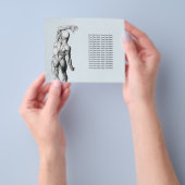 カイロプラクターマッサージセラピーカイロプラクティック解剖学 チラシ (手)