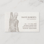 カイロプラクターマッサージセラピープレーンアポイントメント 予約カード (正面)