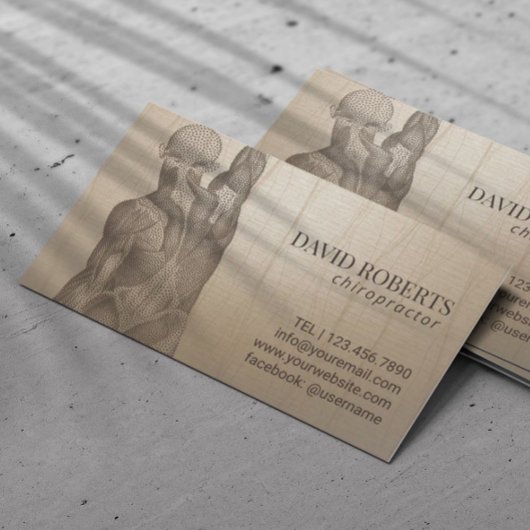 カイロプラクターマッサージセラピーヴィンテージアポイントメント 予約カード