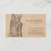 カイロプラクターマッサージセラピーヴィンテージアポイントメント 予約カード (正面)