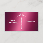 🦴カイロプラクターマッサージセラピー 名刺 (正面)