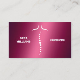 🦴カイロプラクターマッサージセラピー 名刺