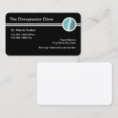 カイロプラクターモダンデザイン 名刺 (正面/裏面)