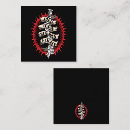 カイロプラクターライフはあなたは整列すると幸せ ノートカード (正面/裏面)