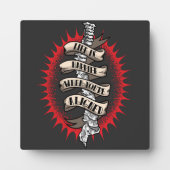 カイロプラクターライフはあなたは整列すると幸せ フォトプラーク (正面)