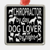 カイロプラクターラブドッグ メタルオーナメント (正面)