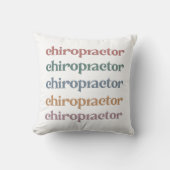 カイロプラクターレトロカイロプラクティックチロスクワッドギフト クッション (正面)