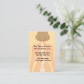 カイロプラクター医局アポイントメントカード 名刺 (スタンド正面)