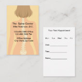 カイロプラクター医局アポイントメントカード 名刺 (正面/裏面)