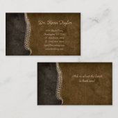 カイロプラクター名刺カイロプラクティック背 名刺 (正面/裏面)