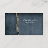 カイロプラクター名刺カイロプラクティック背 名刺 (裏面)