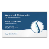 カイロプラクター名刺マグネット マグネット名刺 (正面)