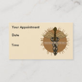 カイロプラクター名刺 予約カード (裏面)