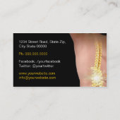 カイロプラクター名刺 名刺 (裏面)