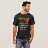 カイロプラクター定義カイロプラクティック脊椎外科医 Tシャツ (正面フル)