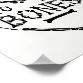 カイロプラクター患者を骨まで愛する ポスター (角)