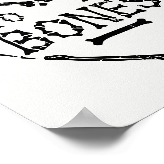 カイロプラクター患者を骨まで愛する ポスター (角)