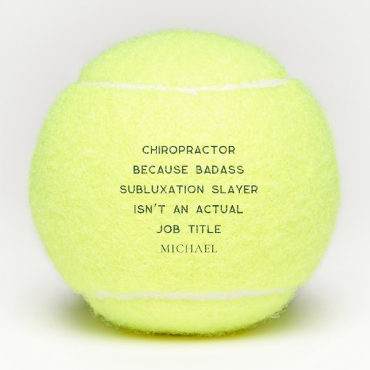 カイロプラクター理由サブルクセンションスレヤチロ名 テニスボール (正面)